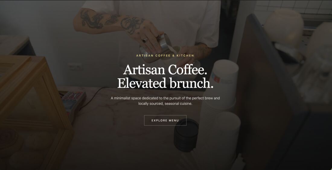 Corner Lane Café homepage